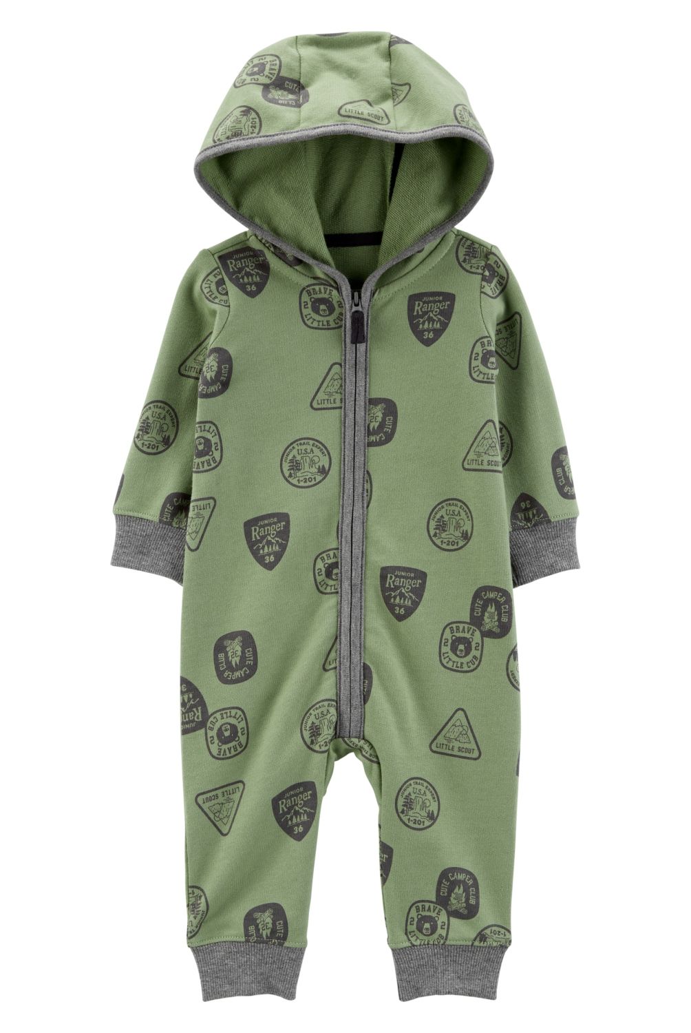 CARTER'S - Enterito Algodón Estampado Etiquetas Bebe Niño