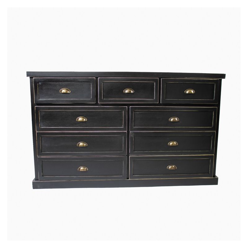 POTICHE MUEBLES & DECORACION - Cómoda 9 Cajones Milna