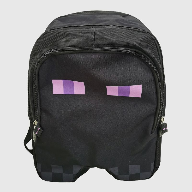 MINECRAFT - Mochila Con Organizador Minecraft-Enderman