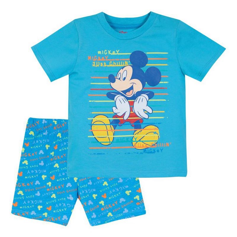 DISNEY - Pijama Niño Mickey Celeste Disney