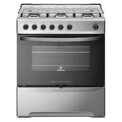 MADEMSA - Cocina 6 Quemadores Horno De 85.56 Lt Gas Licuado M 820 T
