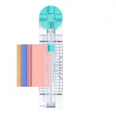 GENERICO - Cortadora Y Plegador De Papel Manuales Multifuncional 4 En 1 LABG