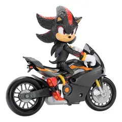 GENERICO - Figura Shadow 13 Cm De Sonic 3 Con Motocicleta