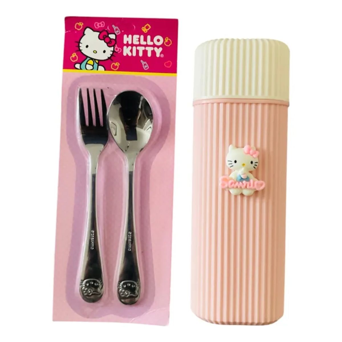 SANRIO - Set Cubiertos Hello Kitty Más Estuche