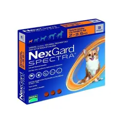 NEXGARD - Spectra Perros 2-3,5 kg 3 Comprimidos Masticables