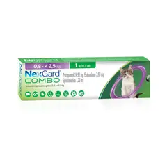 NEXGARD - Combo Gatos 0,8-2,5 kg 1 Pipeta 0,3 ml