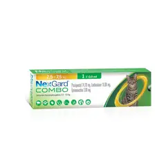NEXGARD - Combo Gatos 2,5-7,5 kg 1 Pipeta 0,9 ml