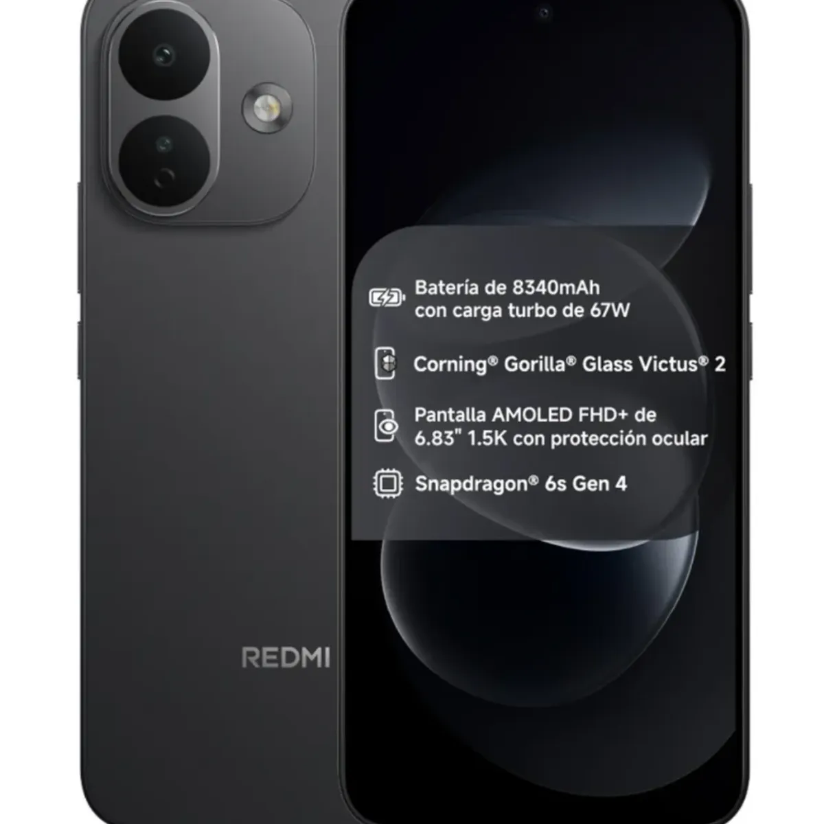 XIAOMI - Xiaomi Redmi Note 17 Pro 5G 256GB - Negro