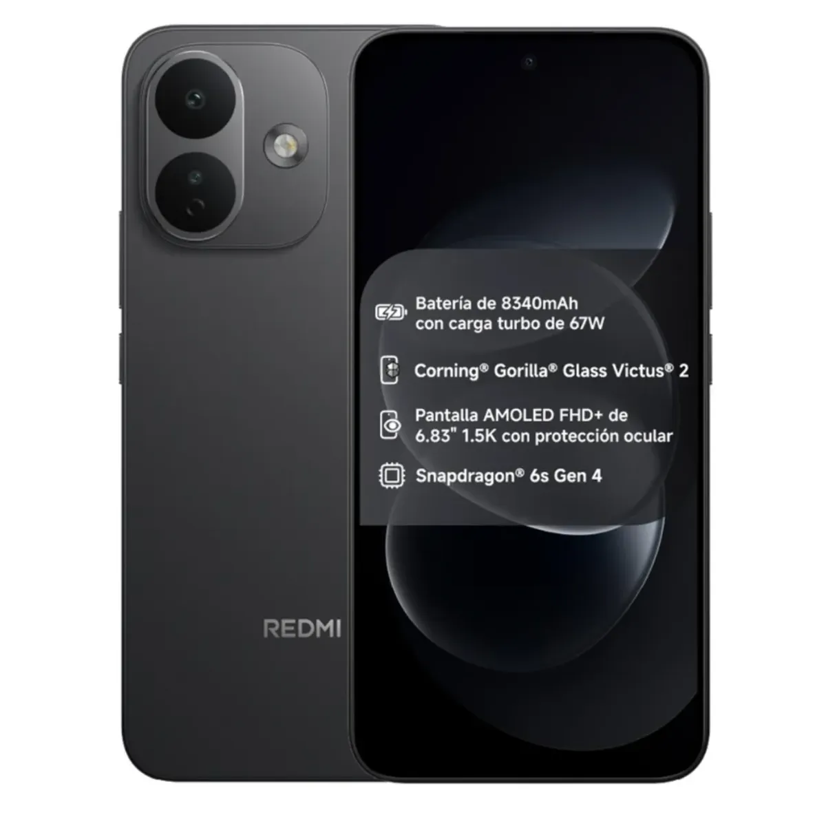 XIAOMI - Xiaomi Redmi Note 17 Pro 5G 256GB - Negro