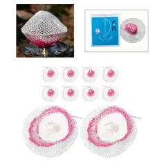 MOONCORE - Pack 10 Mantos Luminosos 11cm Para Lámparas A Gas De Camping
