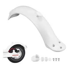 NEBLISUR - Kit Tapabarro Trasero+sujetador Scooter Compatible Con M365 Blanco