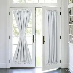 GENERICO - Cortina de Puerta Blanca con Eficiencia Energética y Diseño Elegante