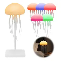 GENERICO - Lámpara LED Medusa RGB con Movimiento y Luz Suave