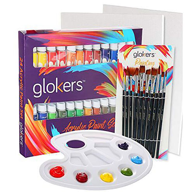  - Set de Pintura Acrílica Glokers 24 Colores