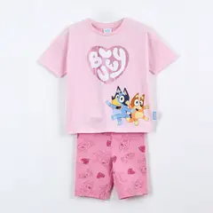 BLUEY - Conjunto Niña Rosado