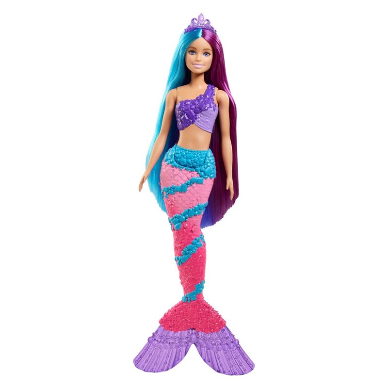 BARBIE - Barbie Muñeca Sirena Peinados Fantásticos