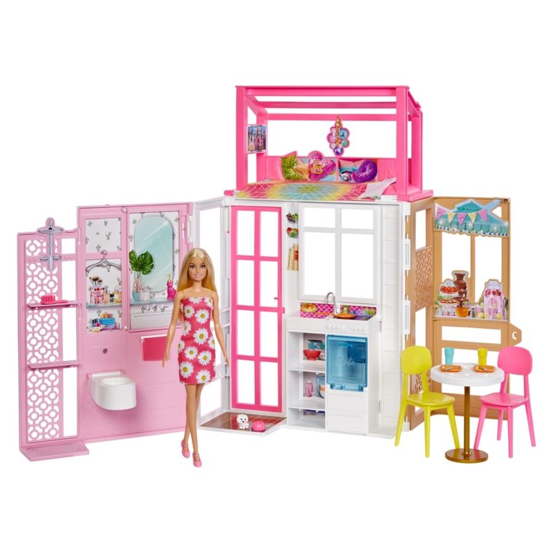 BARBIE - Casa de Muñecas Glam con Muñeca Barbie