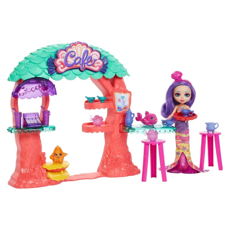 ENCHANTIMALS - Enchantima Muñeca Café Kingdom Playset