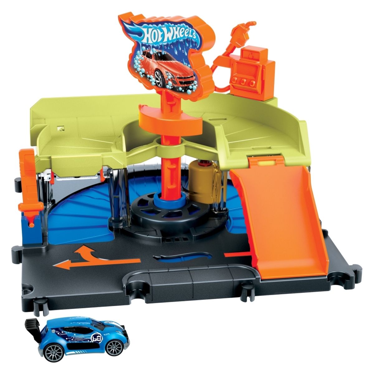 HOT WHEELS - Pista De Auto Autolavado De La Ciudad Hot Wheels