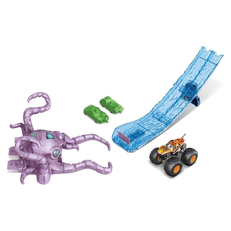 Hot Wheels - Hot Wheels Pista De Auto Amenaza Del Pulpo Destructor