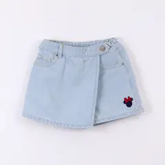 DISNEY - Falda Mezclilla Niña Minnie Celeste