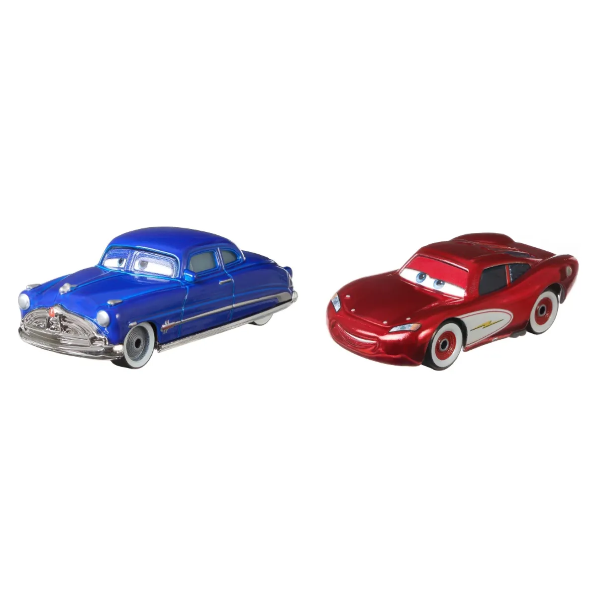 DISNEY - Disney Pixar Vehículo  Doc Hudson & Cruisin' Rayo Mcqueen 2 Pack