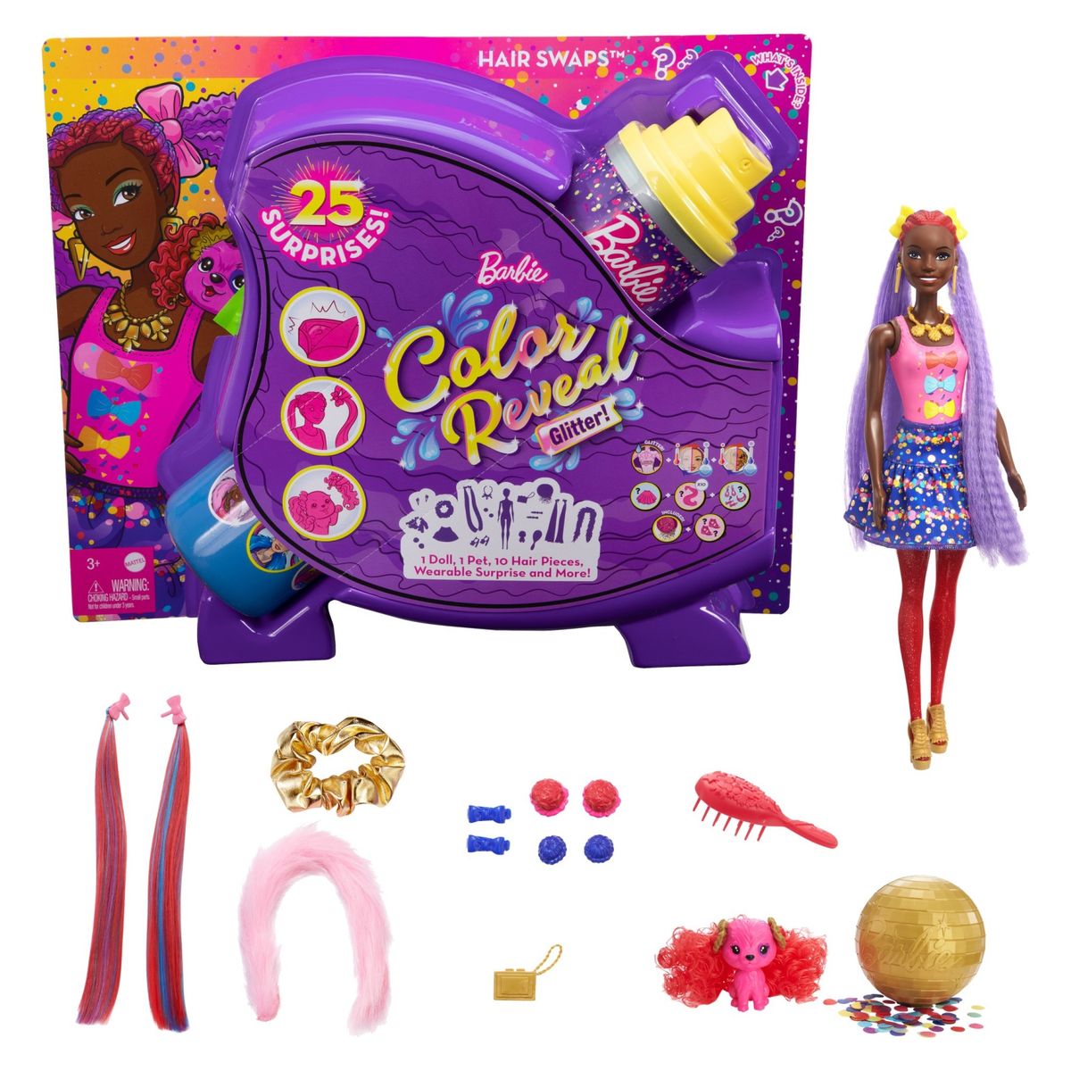 BARBIE - Barbie Muñeca Peinados de Fiesta Cupcake
