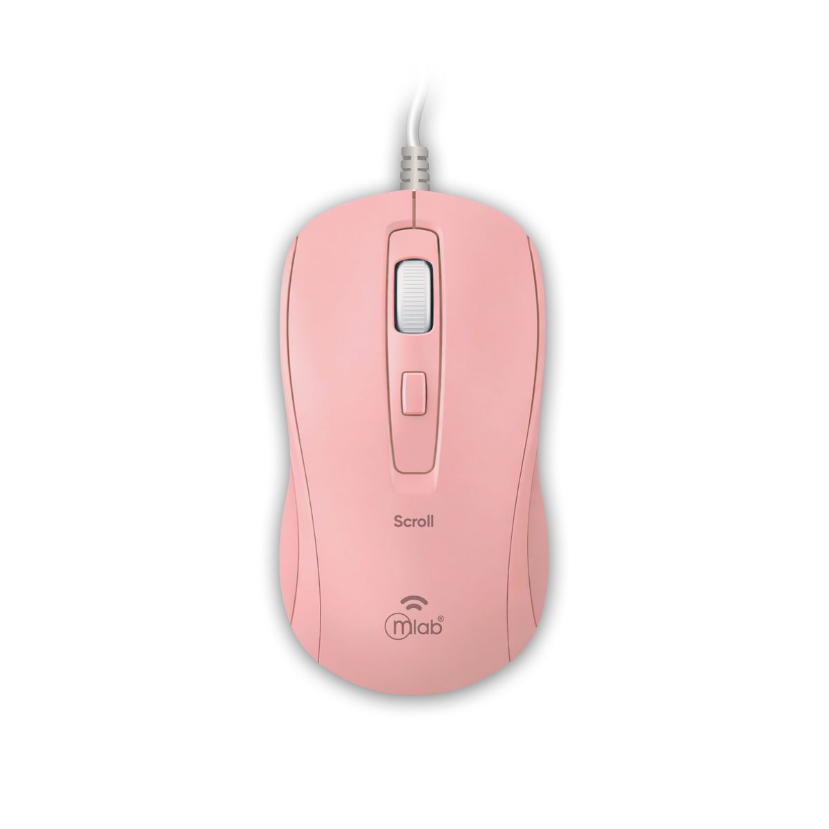 CHINA - Mouse Alámbrico Mlab Scroll M40C Color Rosa