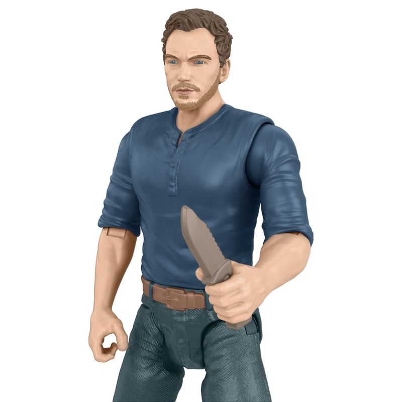 JURASSIC WORLD - Jurassic World Figura de Acción Owen y Mirror Dino