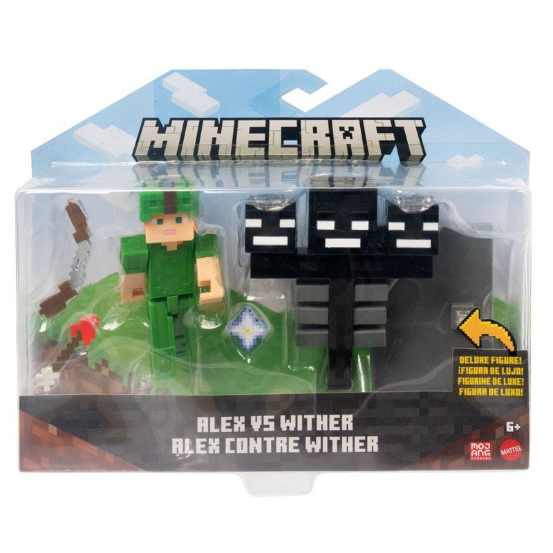 MINECRAFT - Minecraft Figura de Acción Alex Vs Wither