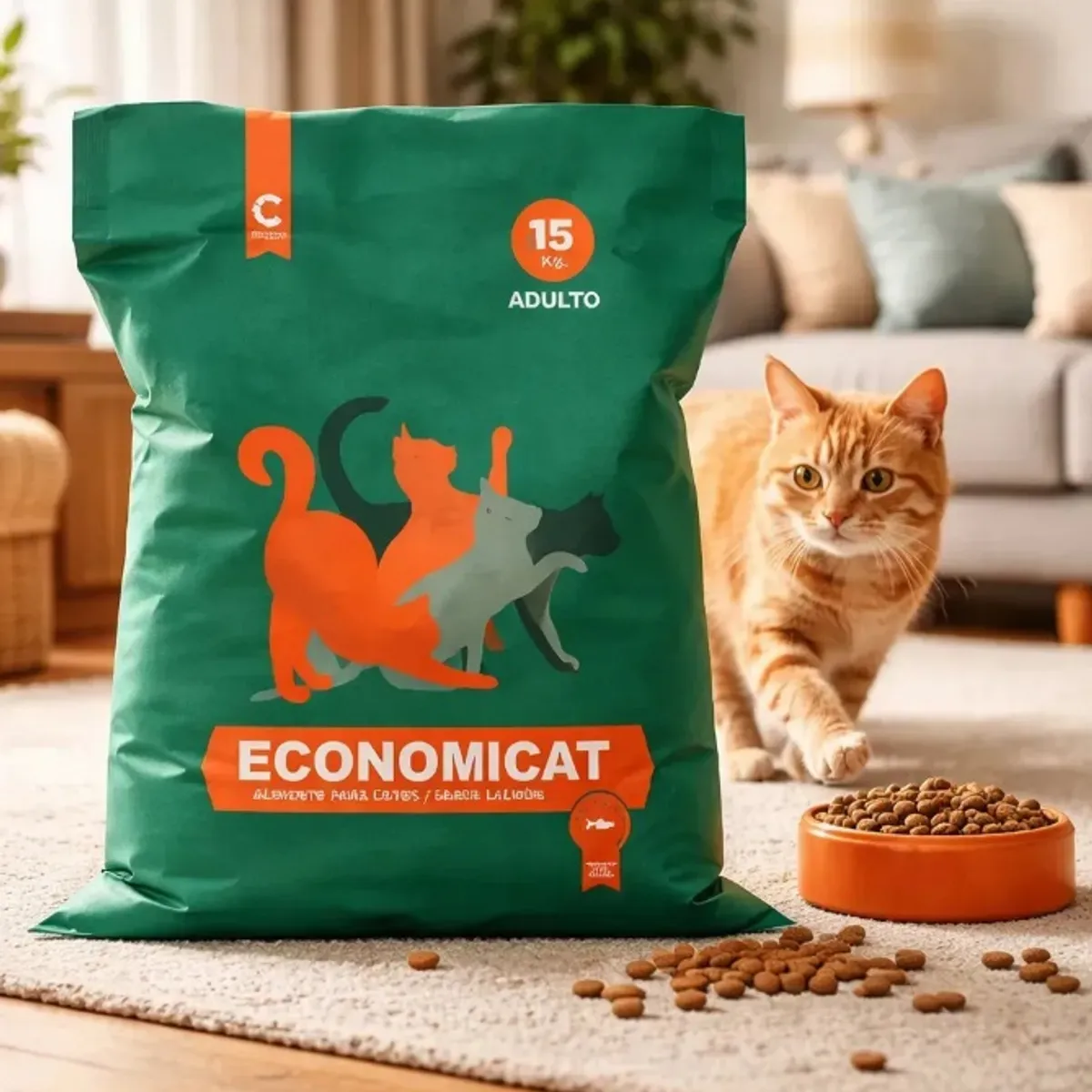ECONOMICA - Economicat Salmón X 15 Kg Alimento Gatos