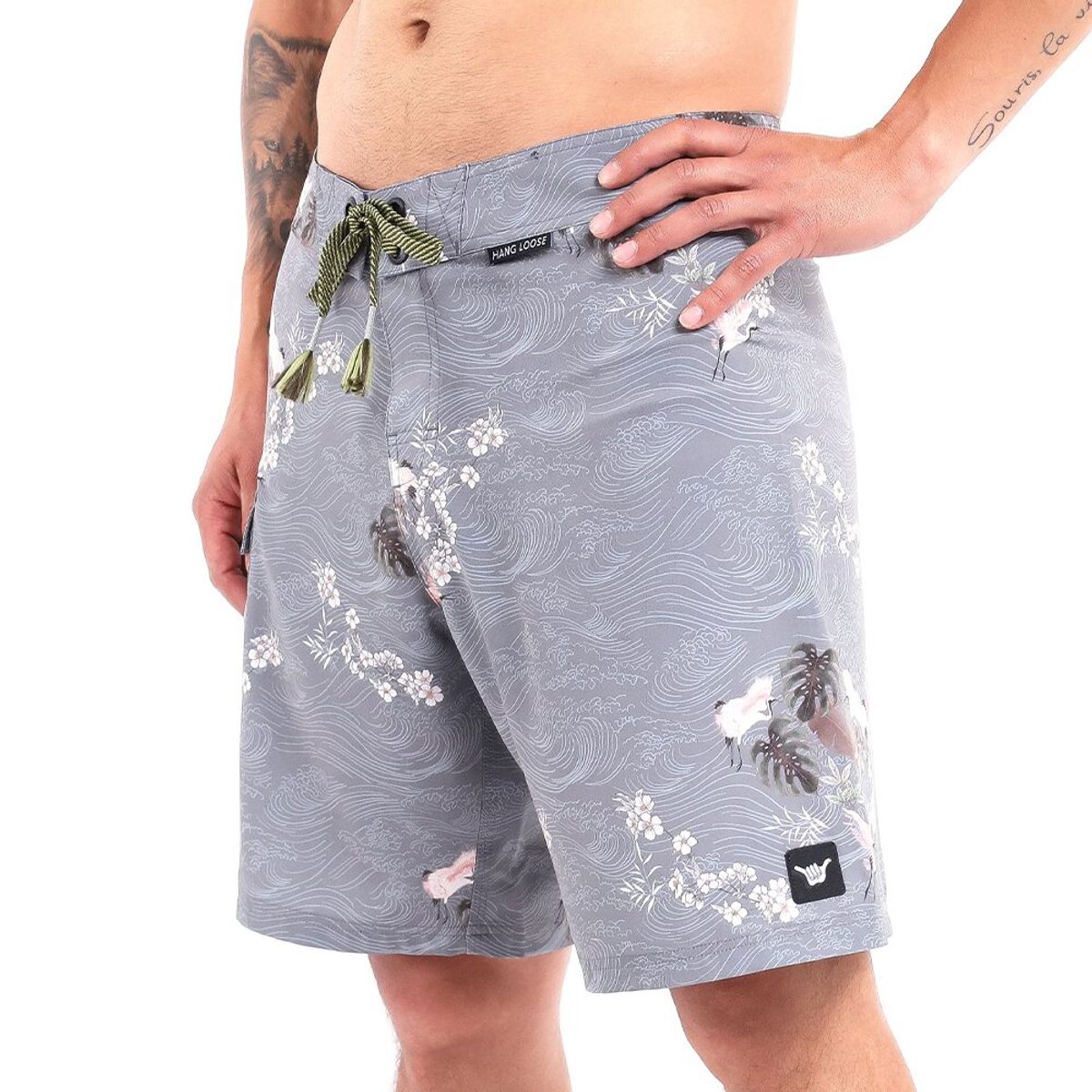 HANG LOOSE - Boardshort Hombre Hang Loose Gris