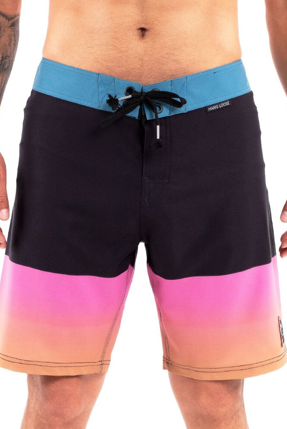 HANG LOOSE - Boardshort Hombre Hang Loose Negro