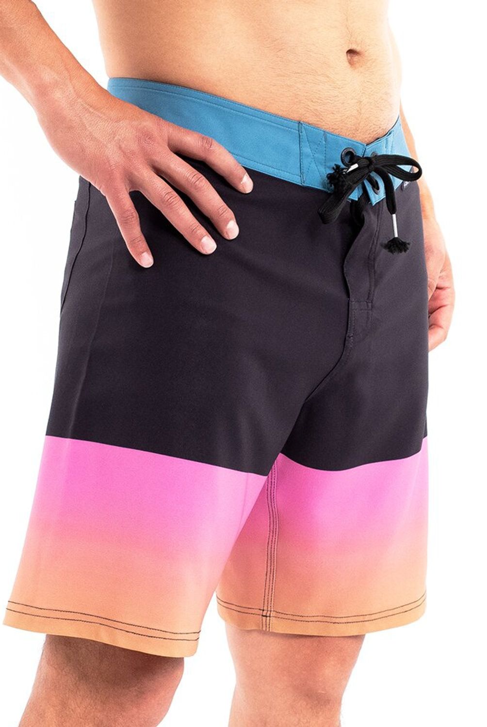 HANG LOOSE - Boardshort Hombre Hang Loose Negro