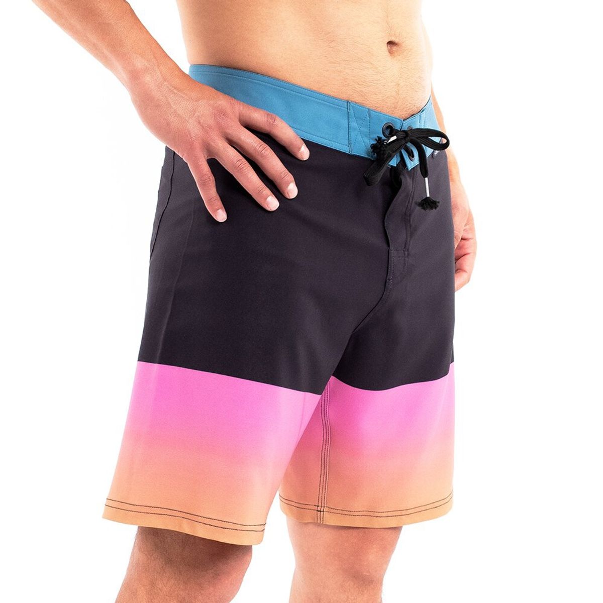 HANG LOOSE - Boardshort Hombre Hang Loose Negro