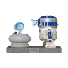 FUNKO - Pop Star Wars – R2-D2 Y el Holograma de princesa Leia 766 CAJA CON DETALLES