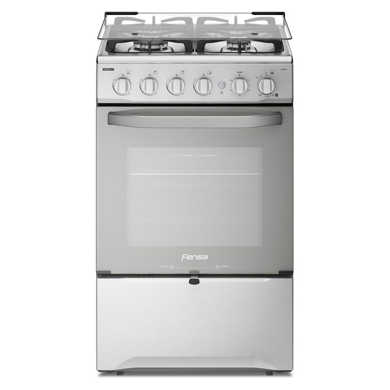 FENSA - Cocina 4 Quemadores Horno De 65 Lt Gas Licuado F 2608 T Fensa