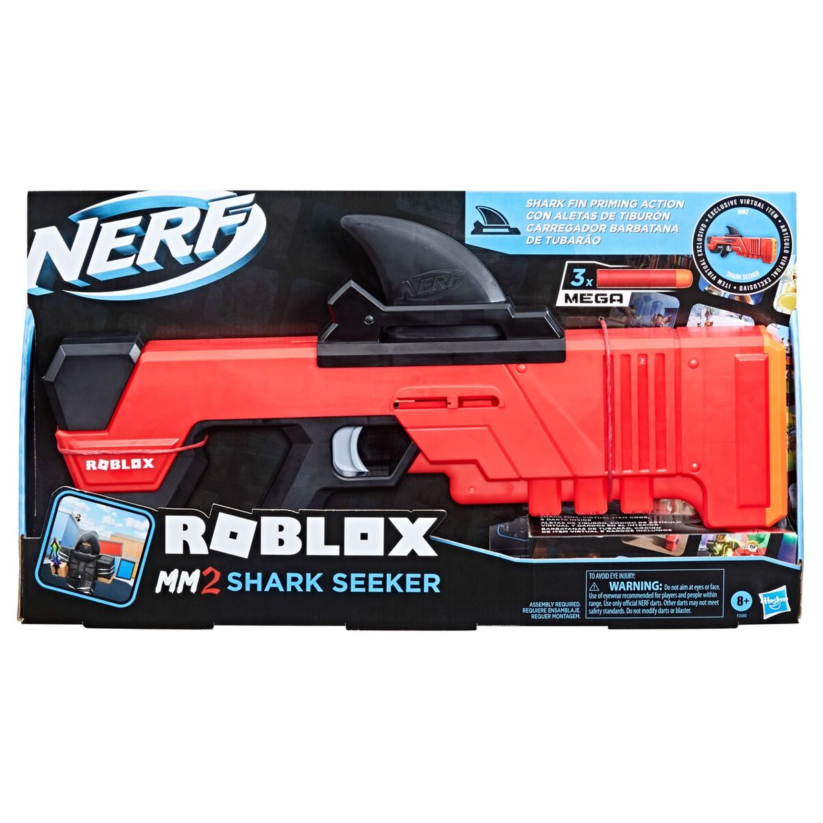 NERF - Lanzador Roblox Mm2 - Shark Seeker Nerf