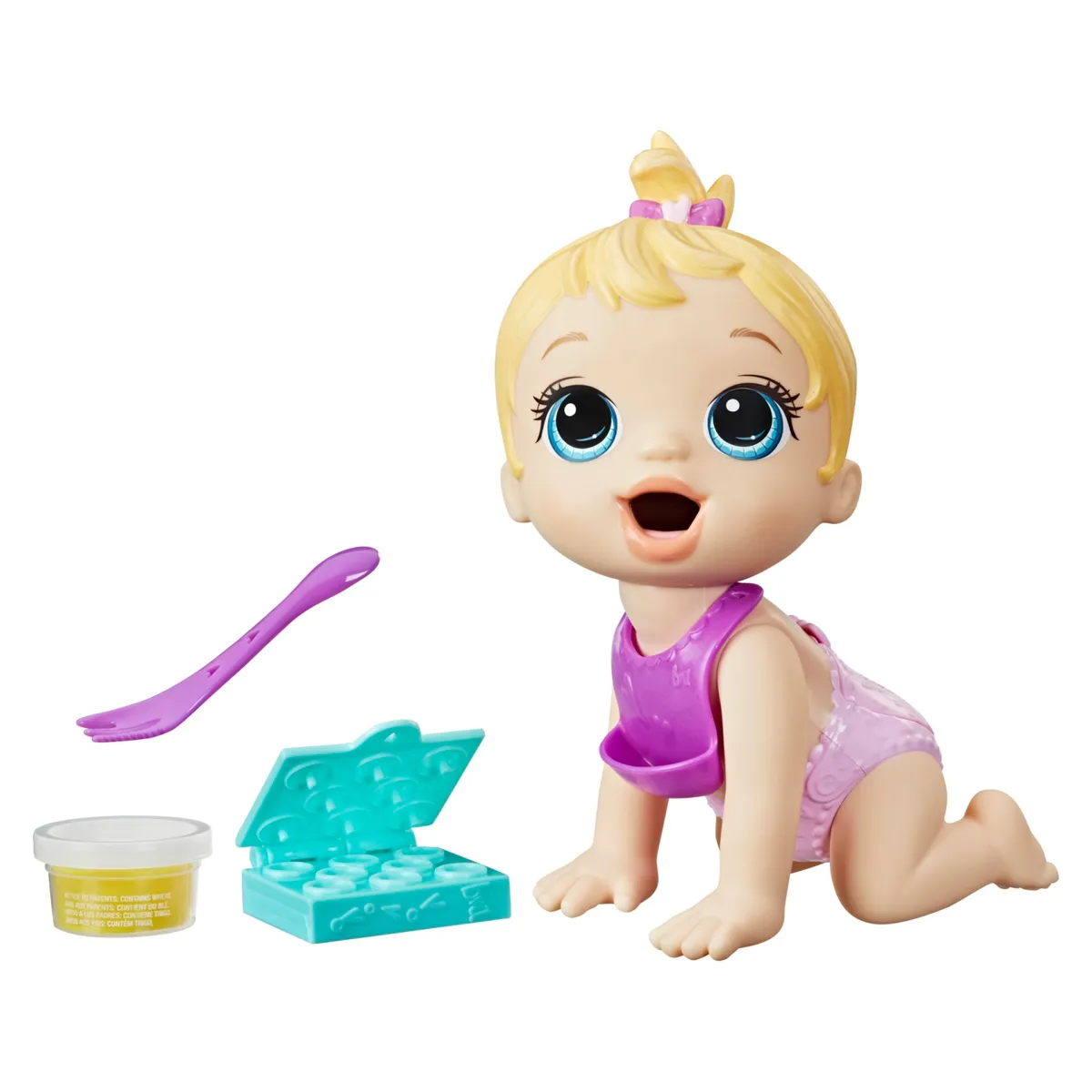 BABY ALIVE - Muñeca Bebé Hora De Comer Rubia Baby Alive