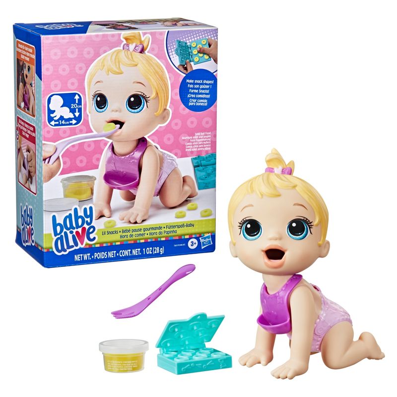 BABY ALIVE Muñeca Bebé Hora De Comer Rubia Baby Alive