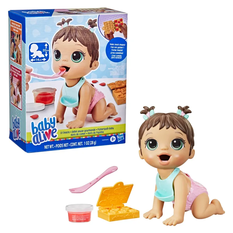 BABY ALIVE Muñeca Bebé Hora De Comer Castaña Baby Alive