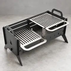 GENERICO - Parrilla A Carbón Móvil Ajustable