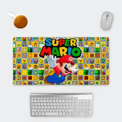 GENERICO - Mousepad XL 60x30 cm - Super Mario Bros Retro