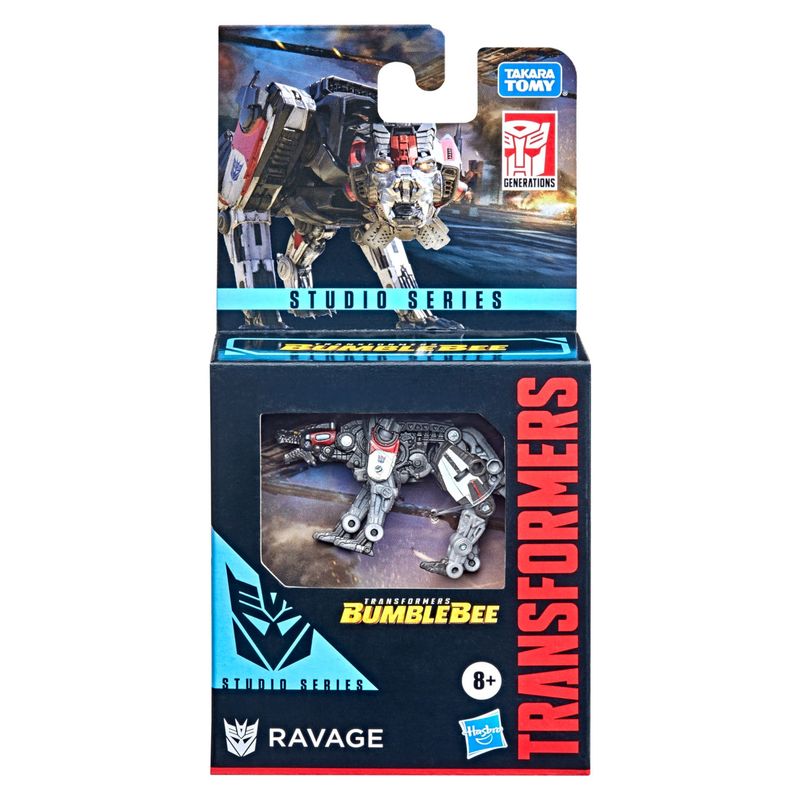 TRANSFORMERS - Juguetes Transformers Studio Series - Figura De Ravage Clase Núcleo De Transformers: Bumblebee - 8,5 Cm - Edad: 8+