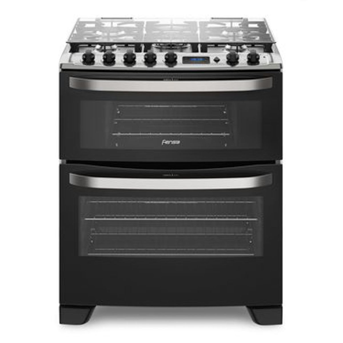 FENSA - Cocina 5 Quemadores Doble Horno de 778 / 342 Lt Con Grill Gas Licuado 76 Dbt Fensa