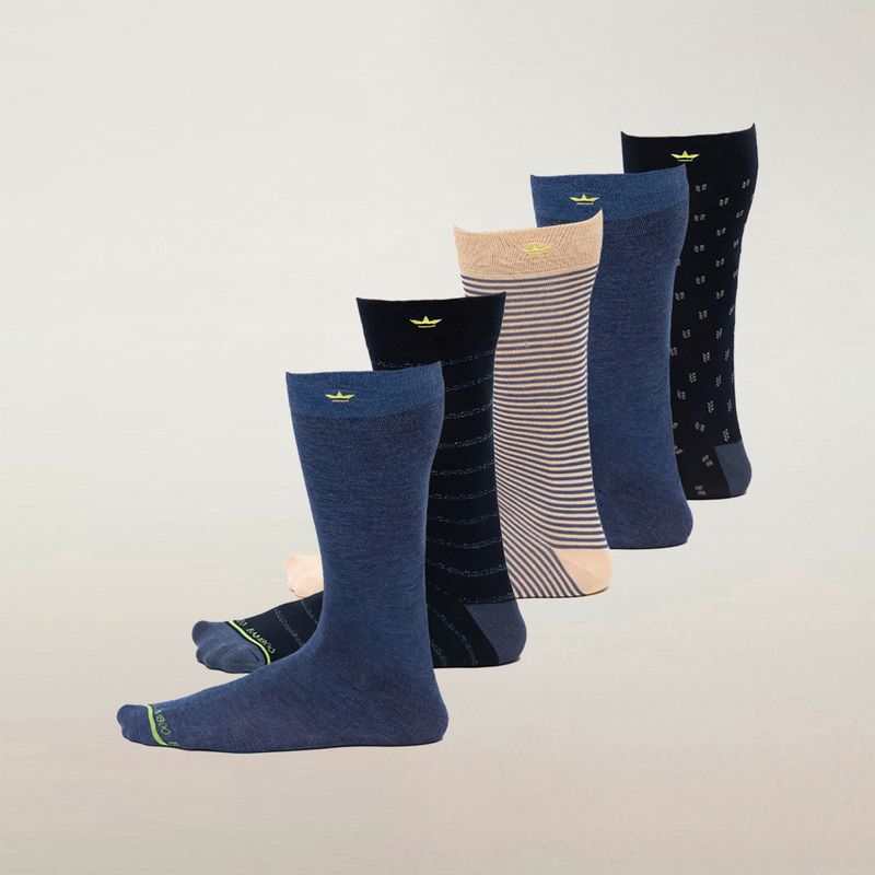 PALMERS - Calcetines Casuales Pack de 5 Bambu Hombre Palmers
