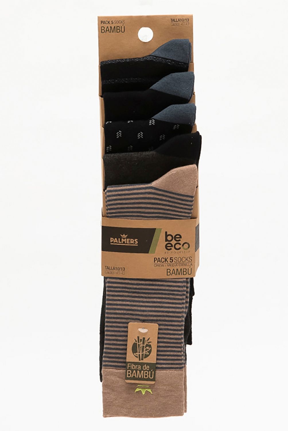 PALMERS - Calcetines Casuales Pack de 5 Bambu Hombre Palmers