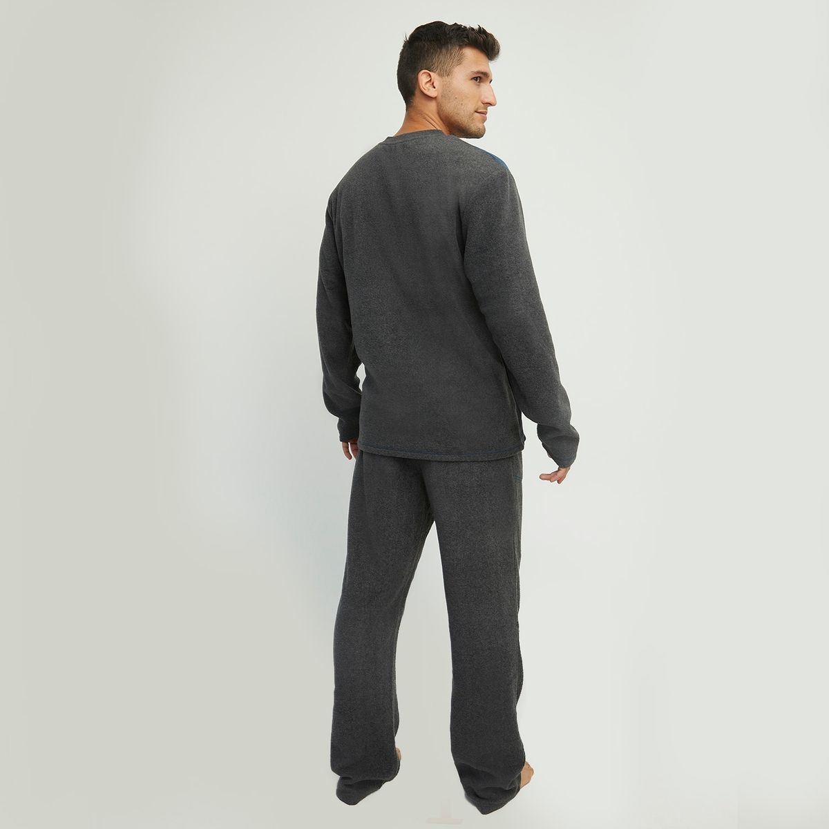 PALMERS - Pijama Largo Micropolar Hombre Palmers