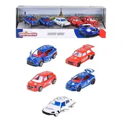 MAJORETTE - French Touch Set 5 Autos Coleccionables de Metal Escala 164