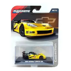 MAJORETTE - Collection Chevrolet Corvette C6R 2005 Escala 164 Metal Amarillo